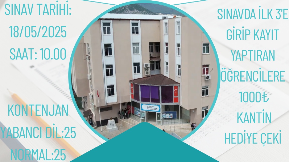 YABANCI DİL VE KAYIT KABUL SINAVI